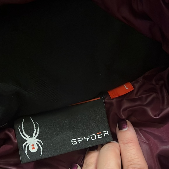 Spyder long winter jacket size Large - Picture 3 of 6